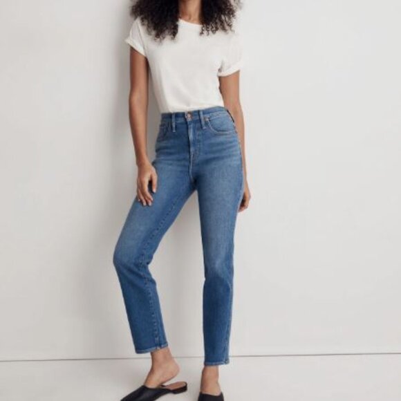 Madewell:  Stovepipe Jeans, Size 28, Leaside Wash - Picture 1 of 9